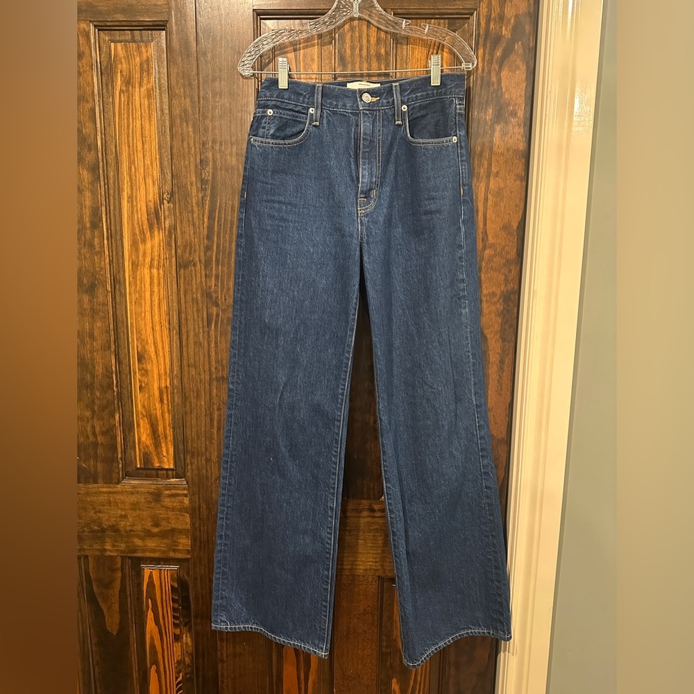 SLVRLAKE Blue Flare & Wide Leg Jeans